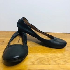 Lucky Brand Black leather flats